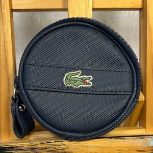 Lacoste round coin purse wallet